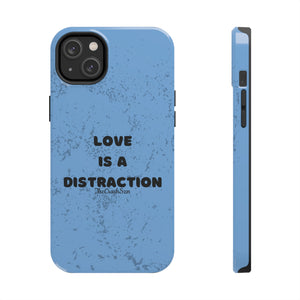 Love Is A Distraction | Iphone Cases | Light Blue