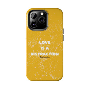 Love Is A Distraction | Iphone Cases | Yellow