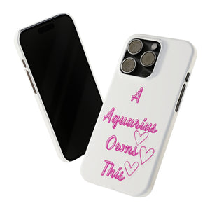 Aquarius iPhone cases.