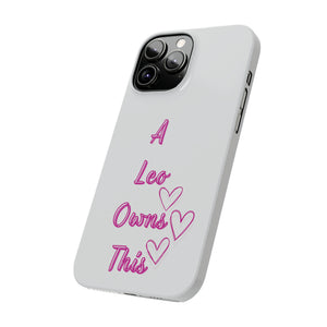 Leo iPhone cases.