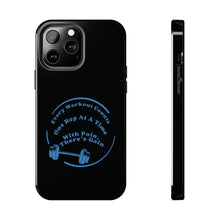 Load image into Gallery viewer, Gym Case | Black and Blue
