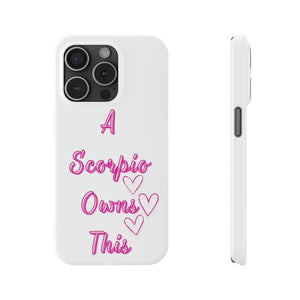 Scorpio iPhone cases